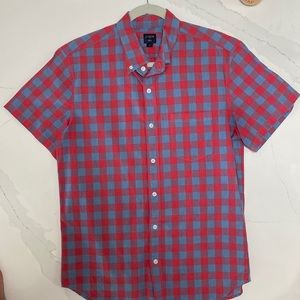 J.Crew Slim Fit casual short sleeve button down